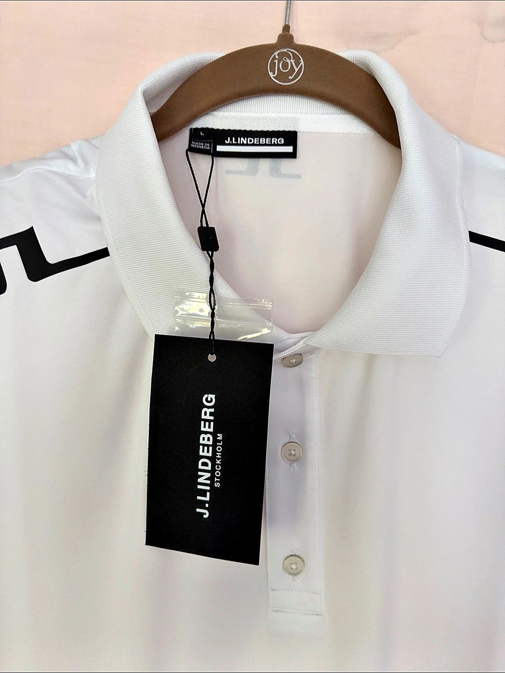 J.LINDEBERG Tour Tech Golf Polo Men's White Men
Large